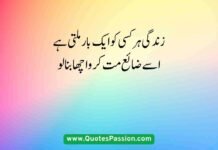 30+ Best Positive Life Quotes in Urdu 2 lines