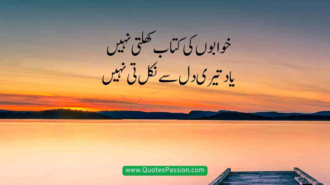2 Line Urdu Poetry About Love